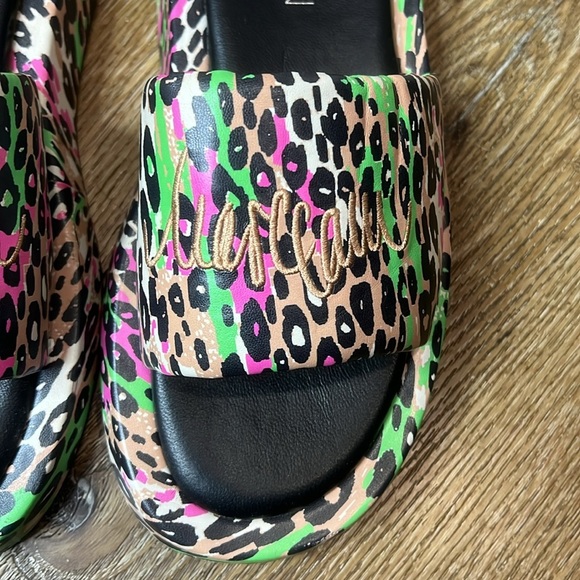 Marc Cain Animal Print Slides Size 38/7.5US - Picture 4 of 11